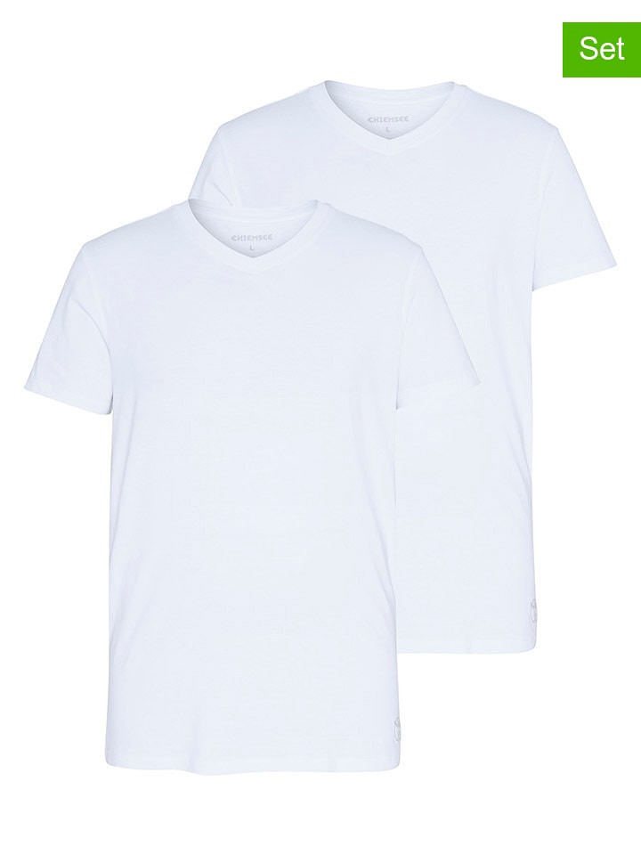 Chiemsee 2er-Set: Shirts "Andan" in Weiß - S