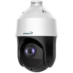 EtiamPro IP-KAMERA - SCHWENK-NEIGE-ZOOM-FUNKTION (PTZ) - 2 MP, Netzwerkkamera, Schwarz, Weiss