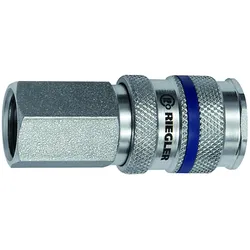 RIEGLER Schnellverschlusskupplung NW 7,8 Stahl R 1/4" IG