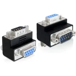 DELOCK Adapter D-Sub9 -> D-Sub9 StBu 90 Winkel