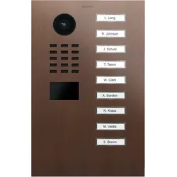 DoorBird D2209V IP Video Türsprechanlage – Echte Baubronze
