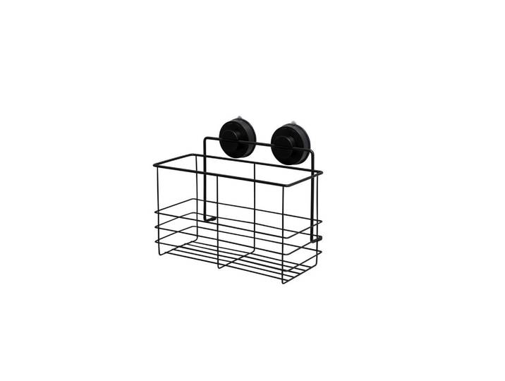 Sadena Duschablage, Schwarz, Metall, Kunststoff, 25.5x11.3x20.8 cm, Badaccessoires, Sonstige Badaccessoires