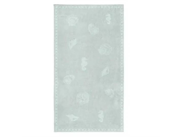 Seahorse Seahorse Strandlaken Shells Mist 100x200