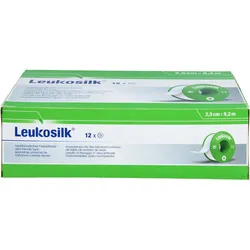 Leukosilk 2.5cmx9.2M 12 ST