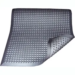 Arbeitsplatzmatte Miltex Yoga Ergonomie grau 95 x 185 cm Arbeitsplatzmatte nach Maße