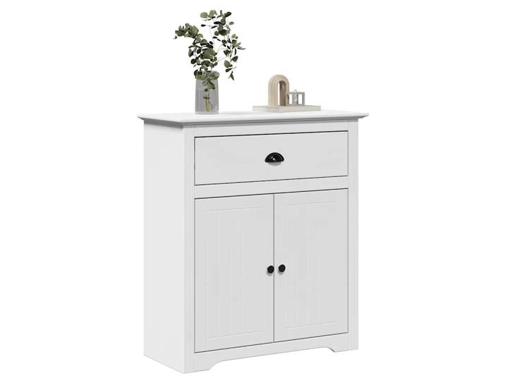 vidaXL Flurschrank BODO Weiß 80x35x90 cm