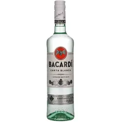 Bacardi Carta Blanca Rum 37.5% Vol. 0.7L