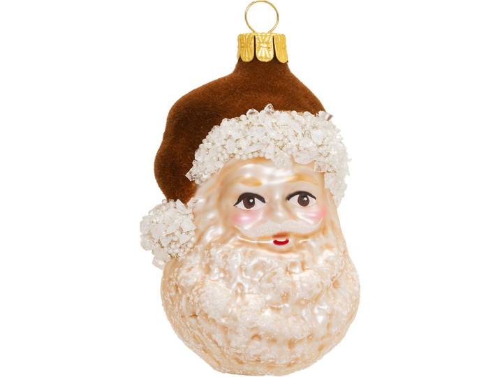 Kugel Santa 6er Set - Farbe: farbig - 924