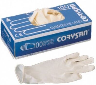 Corysan Latex Glove 100 U Gde