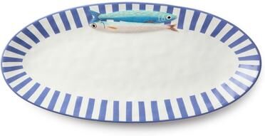 "Certified International Something Fishy Fish Platter, 18"" x 8.25"" - 18.00""L x 8.25""W x 1.13""H"