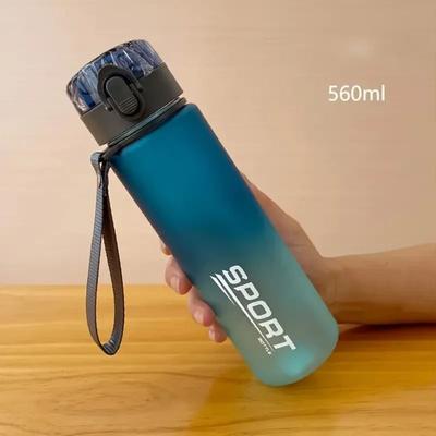 Uplifted Finds Premium BPA Free Leak Proof Sports Water Bottle blue Sport 400 Ml