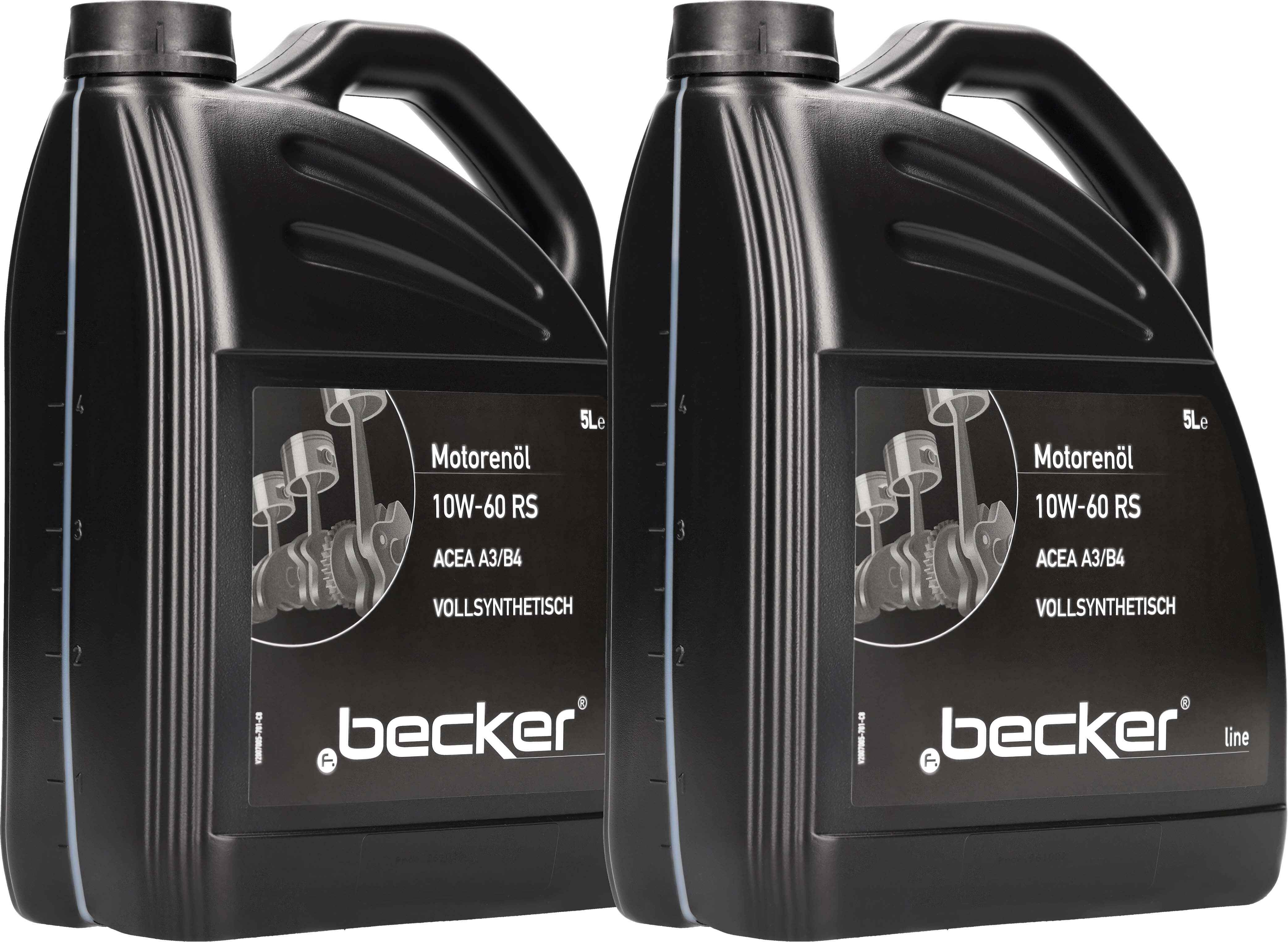 F.Becker Motoröl Motorenöl 10w-60 Rs [2x 5 L] 2360-1323 10l
