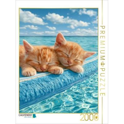 CALVENDO Puzzle Kuschelzeit ist Lieblingszeit | 2000 Teile Lege-Größe 90x67cm Foto-Puzzle für glückliche Stunden, von , Calvendo Puzzle