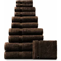 RHOMTUFT Frottierserie PRINCESS mocca Badetuch 95 x 180 cm