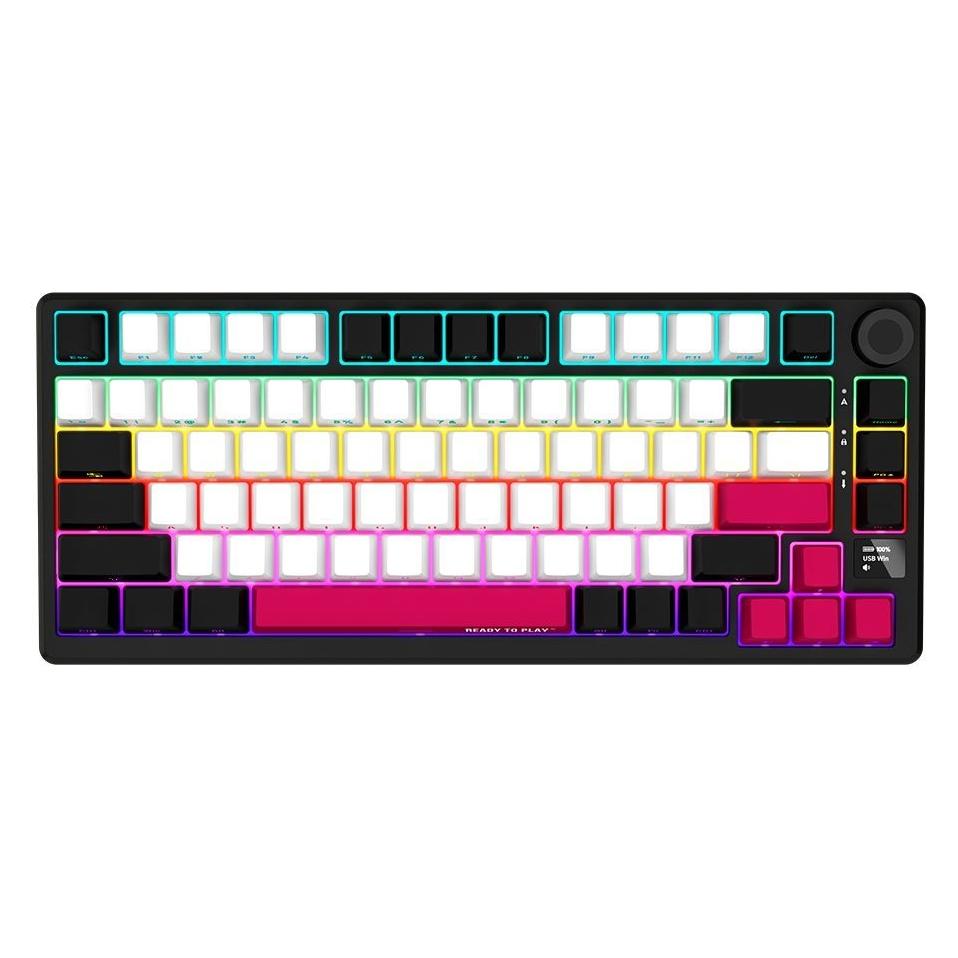 Lorgar KBP7075W gaming toetsenbord (81 Tasten) (LRG-KBP7075W-BK-US)