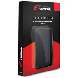 Telefonschutzfolie Ekranowy Samuraj KatanaShield Privacy Matt mit Installationsservice