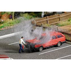 Busch 7881 H0 PKW Modell Volkswagen Passat Motorbrand mit Figur