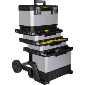 Stanley Werkzeugkoffer FATMAX, 1-95-622, leer, 2-teilig, 2 Schubladen, Kunststoff Trolley