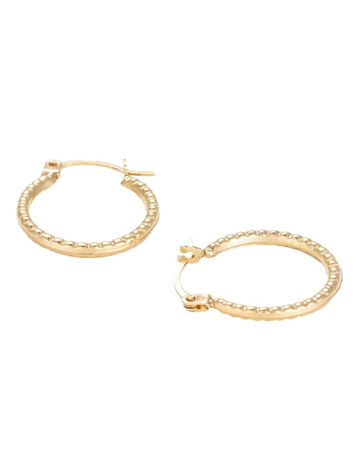 L instant d Or Gold-Creolen "Hiba" - onesize