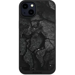 Nivocase Handyhülle für Apple iPhone 14 Plus Hülle NIVOpure Case Schwarz Beton Stein schwarz (Apple iPhone 14 Plus), Smartphone Hülle, Schwarz
