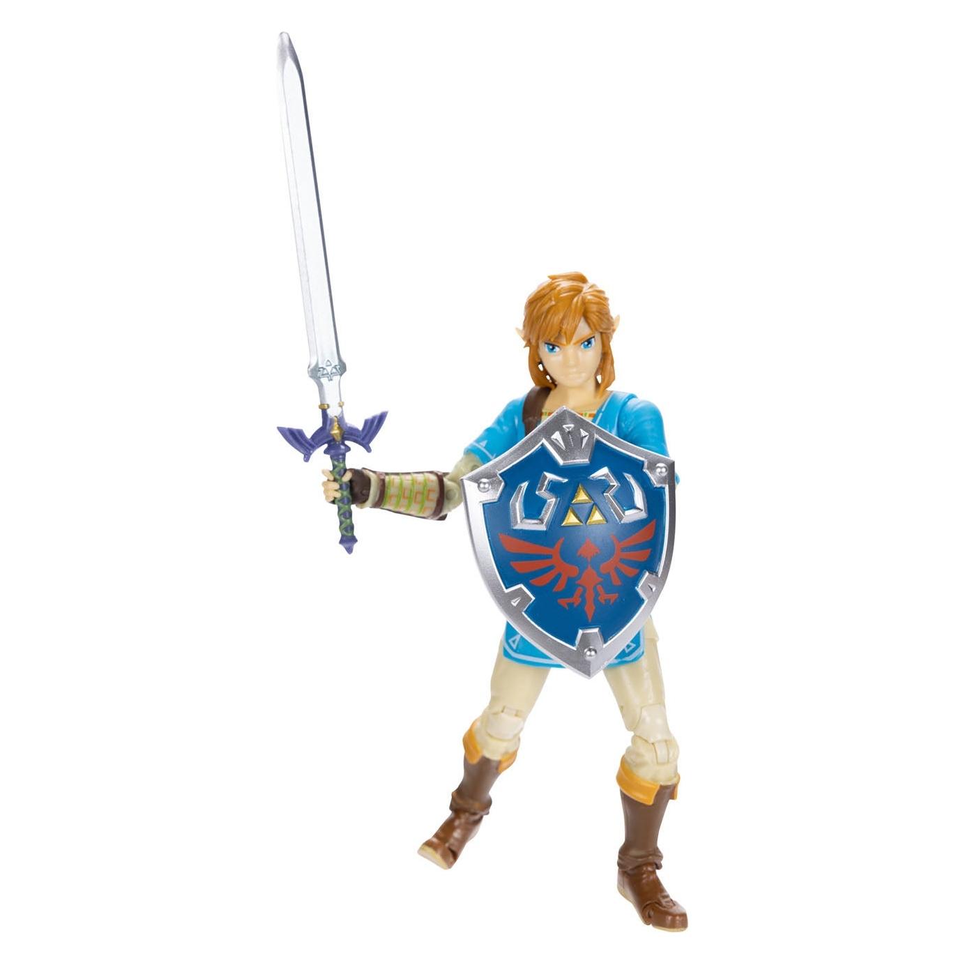 Jakks Pacific Figur - Zelda: Link m/ Master Sword and Shield (Wave 3) (428614)