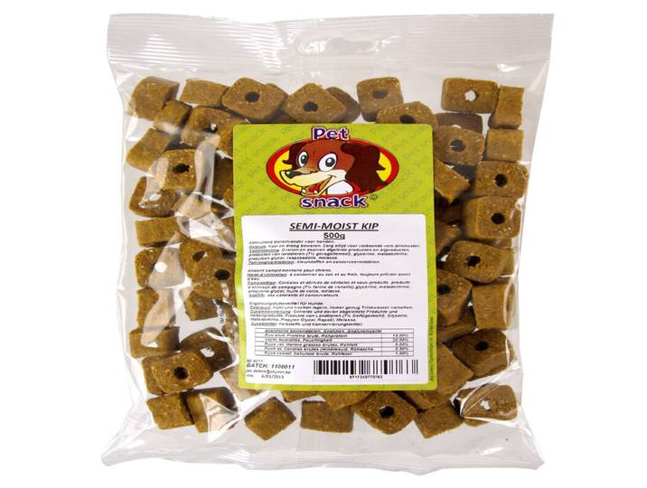 Petsnack Semi- Moist Kip - 500 GR (10 stuks)