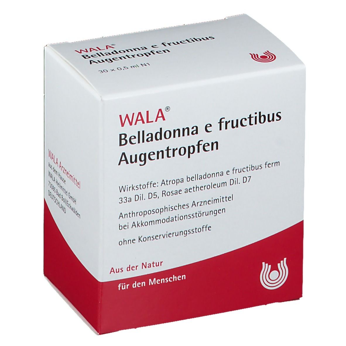 Belladonna E Fructibus Augentropfen 30x0,5 ml