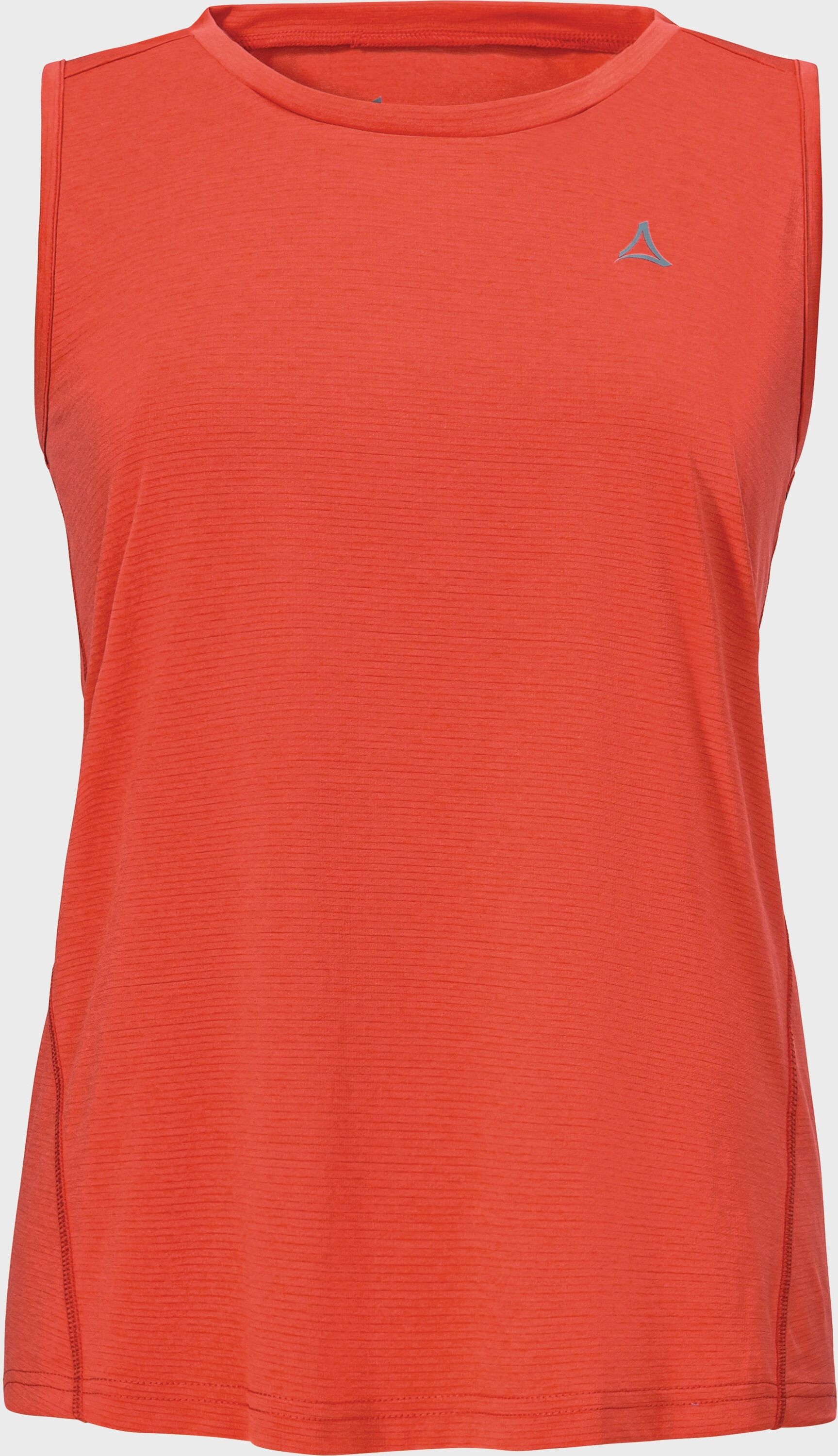 Funktionsshirt SCHÖFFEL "CIRC Top Tauron L", Damen, Gr. 44, rot (2030, rot), Oberstoff: 100% Polyester, Rundhals, Shirts Funktionsshirt 2030, rot 44