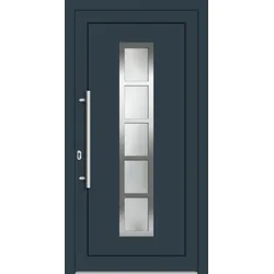 AKTION Aluminium-Kunststoff Haustür nach Maß "LOTTE" 71 mm Anthrazit RAL 7016 innen öffnend DIN links