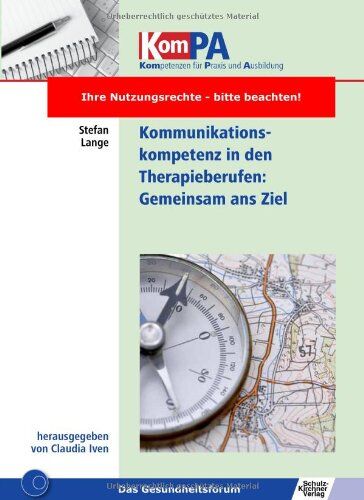 Stefan Lange - Kommunikationskompetenz in den Therapieberufen: Gemeinsam ans Ziel - Preis vom 30.09.2026 09:01:18 h