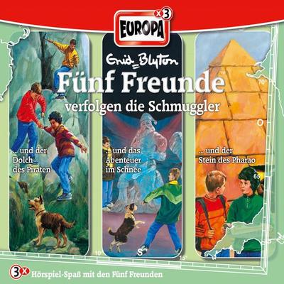 3er-Box: Fünf Freunde verfolgen die Schmuggler (Folgen 42/59/63) - Enid Blyton,Gabriele Hartmann, Audio, 4064066666101
