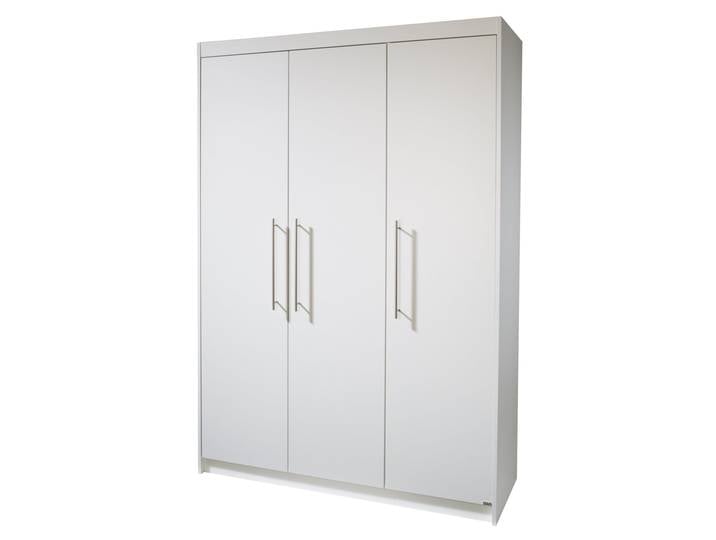 Kleiderschrank 'Maren', 3-türiger Drehtürenschrank, in 190 x 131 x 52 cm, weiß
