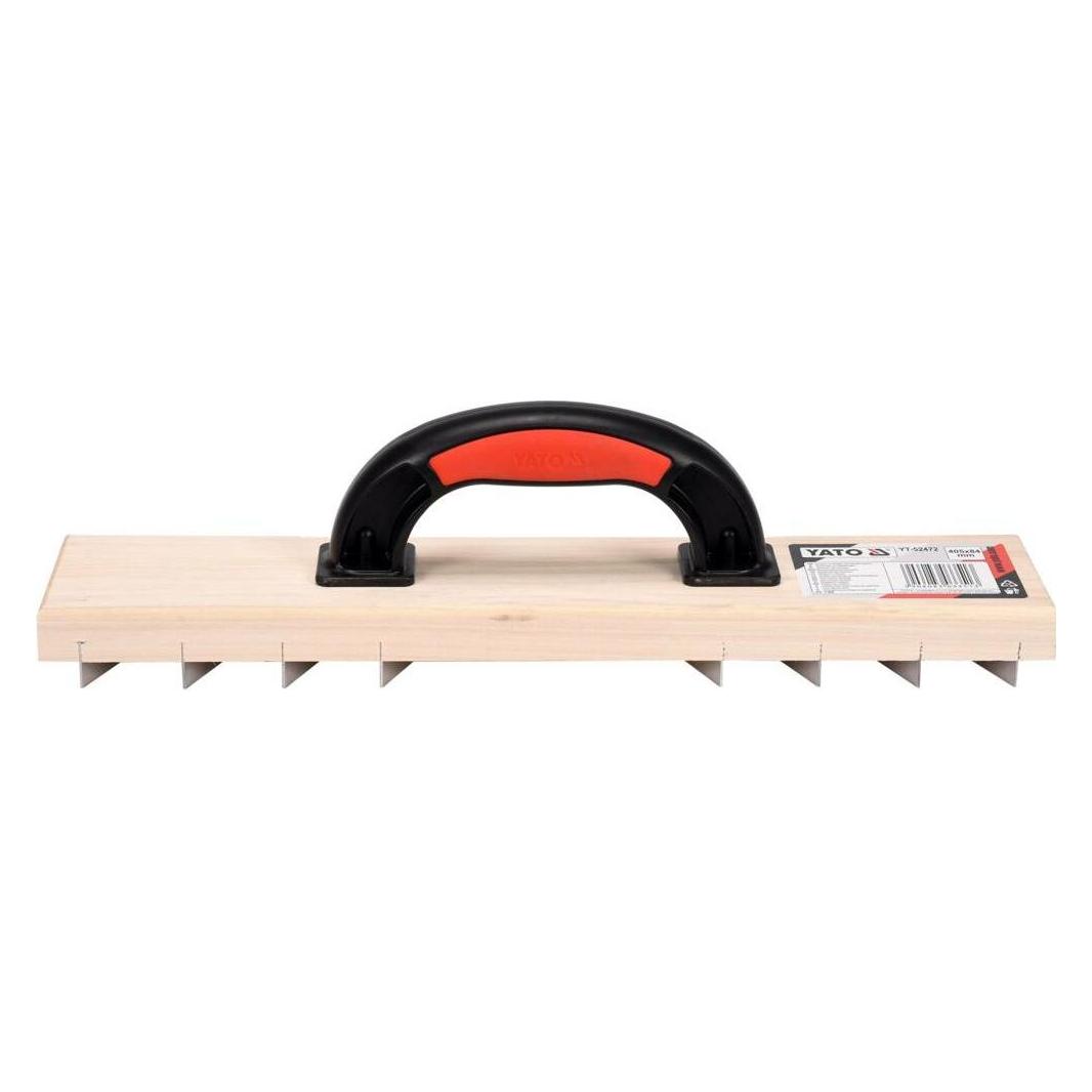 Yato Profi Raspelhobel für Porenbeton und Gips | 405 x 84 mm | Ausführung mit Klingen | Rabot Raspel (YT-52472)