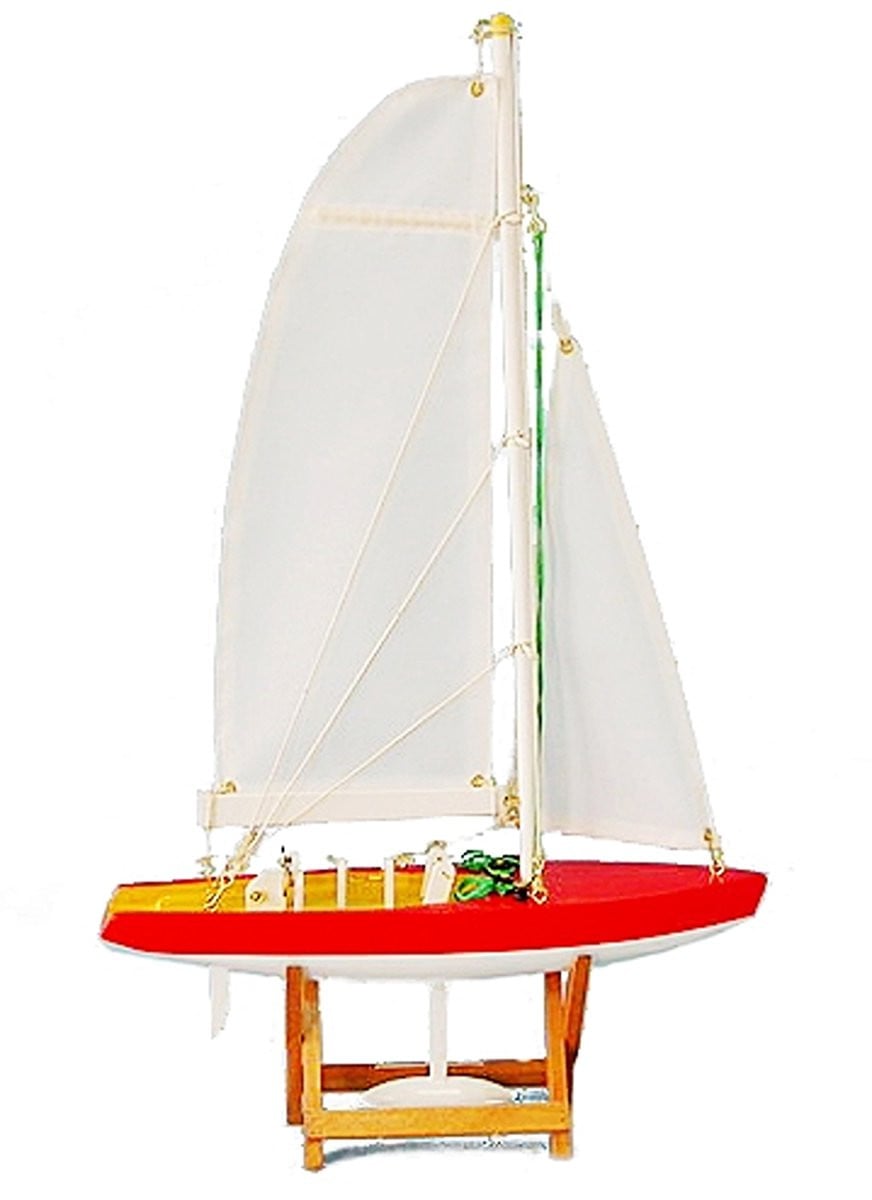 Rom Miniatuurboot White Hoogte: 40 cm