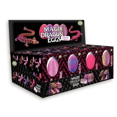 MagiX Dragon Eggs GIRLS EDITION, 4er Mix Display ( Xandorixa, Zyphoria, Ladira & Grazira )