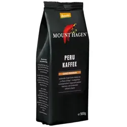 Mount Hagen Röstkaffee Peru, ganze Bohnen demeter 500g