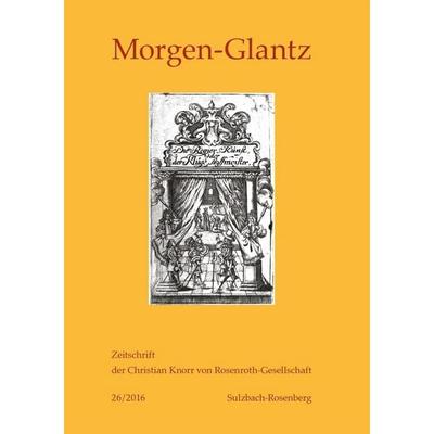 Morgen-Glantz – 26/2016, Taschenbuch von , Peter Lang Group AG, International Academic Publishers, 978-3-0343-2134-1
