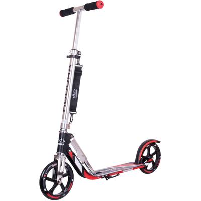 Scooter HUDORA "Big Wheel 205", schwarz (schwarz, rot), RollerL:88cm, L:88cm