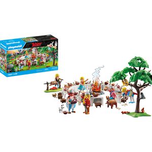 playmobil Spielset Asterix 71827, ab 5 Jahre, Das Dorfbankett, 159 Teile