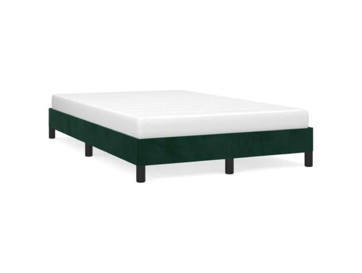 PUGYNBK Bettgestell ohne Matratze, Samt, Grün, 120 x 200 cm Weicher Samt, stabile Beine, Lattenrost, stabile Basis für Schlafzimmer