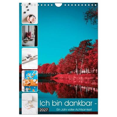 Ich bin dankbar - ein Jahr voller Achtsamkeit (Wandkalender 2027 DIN A4 hoch), CALVENDO Monatskalender