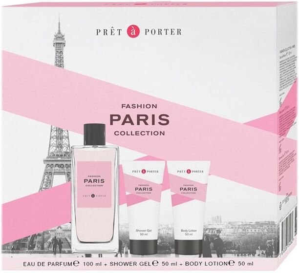Pret a Porter Fashion Paris Coleção EDP 100 ml Conjunto 3 Peças