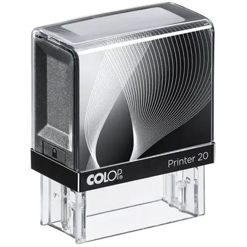 COLOP Textstempel, individualisierbar Printer 20 selbstfärbend schwarz ohne Logo