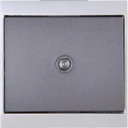Kopp 621365085 MALTA - Taster beleuchtet, Farbe: anthrazit