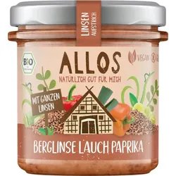 Allos Linsen Aufstrich Berglinse Lauch Paprika bio