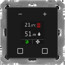 MDT KNX Raumtemperaturregler Smart 55 schwarz matt SCN-RTR55S06.01