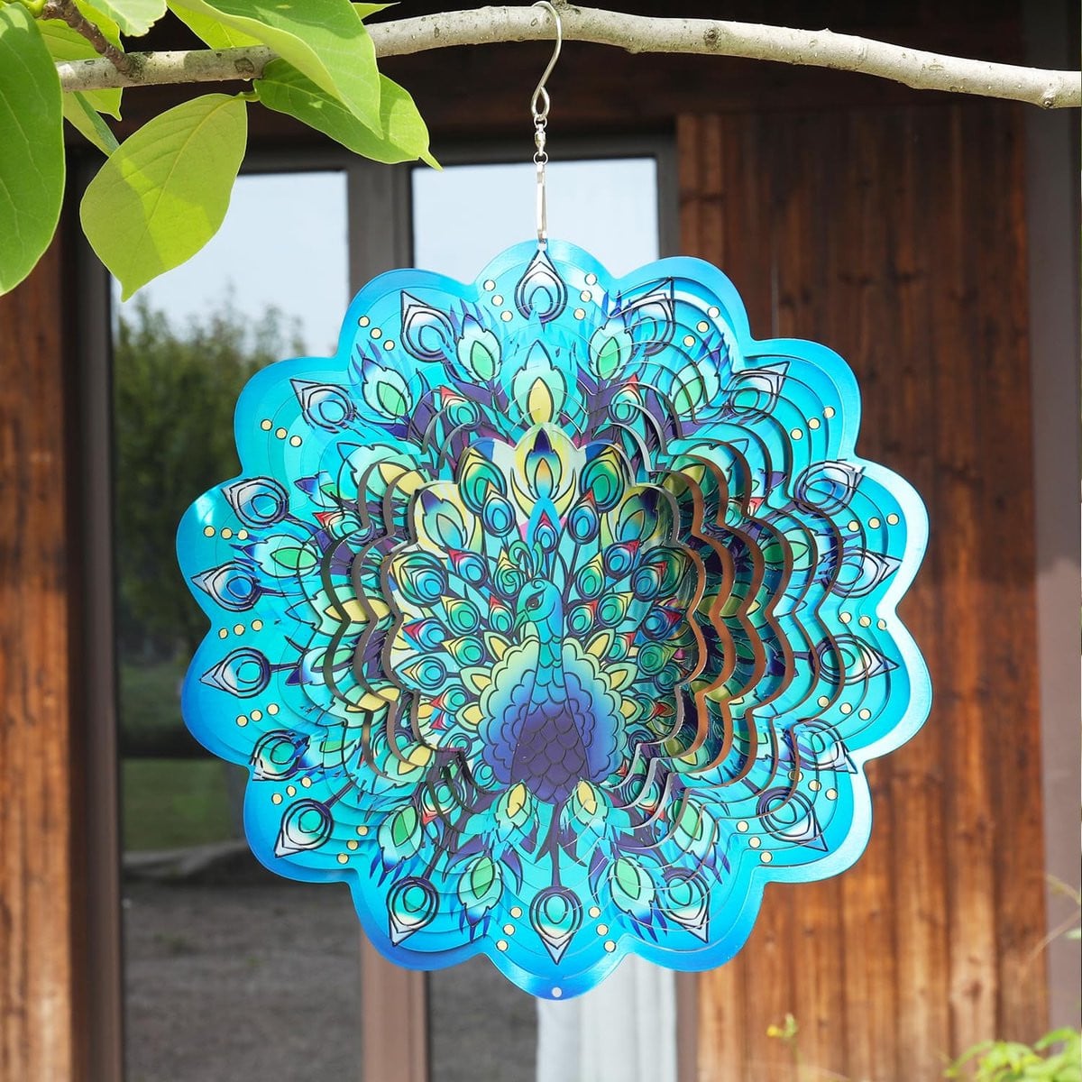 Pauw Windgong Tuin Decoratie - RVS - 25 Inch