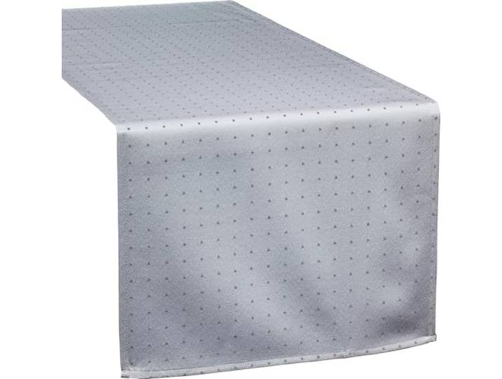 REDBEST Tischläufer Alcona Jacquard Punkte anthrazit Größe 50x150 cm - Zeitlose Eleganz, ideal für Festliche Anlässe