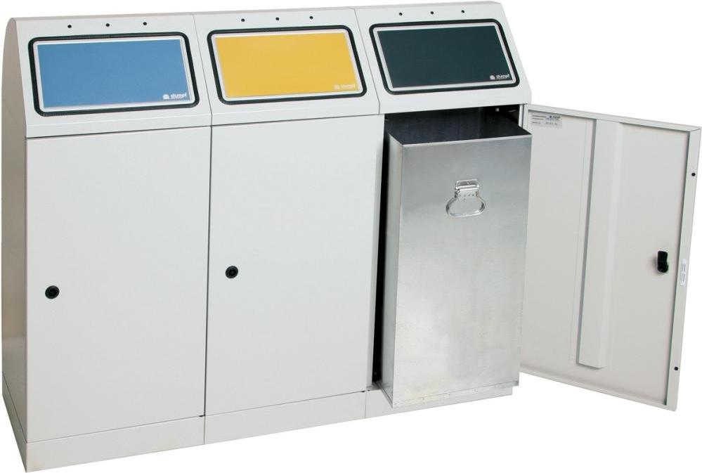 Stumpf Abfalls. Flex-M 3x75l grau, ProPads, Einsatz