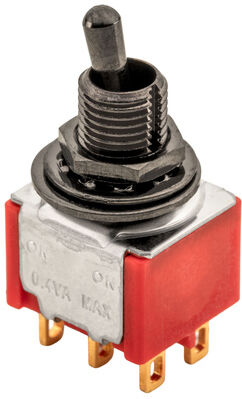 MEC Mini Toggle Switch Short 6/2